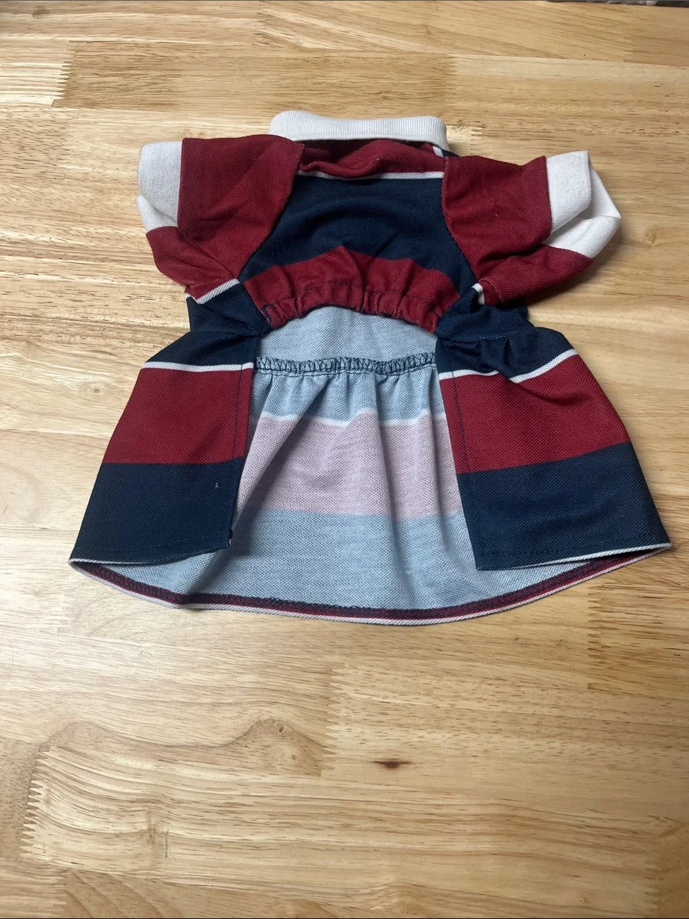 Top Paw Red & Navy Polo Pet Dress